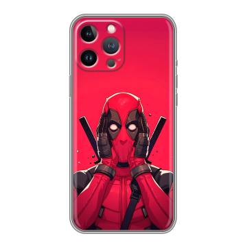 Силиконовый чехол на Iphone 13 Pro Max с принтом Дедпул Deadpool Силиконовый чехол на Iphone 13 Pro Max с принтом Дедпул Deadpool