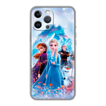 Силиконовый чехол на Iphone 13 Pro Max с принтом Холодное сердце Frozen Силиконовый чехол на Iphone 13 Pro Max с принтом Холодное сердце Frozen