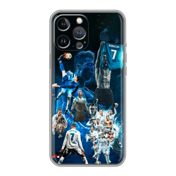Силиконовый чехол на Iphone 13 Pro Max с принтом Реал Роналдо Силиконовый чехол на Iphone 13 Pro Max с принтом Реал Роналдо