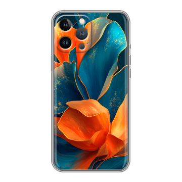 Силиконовый чехол на Iphone 13 Pro Max с принтом Цветы