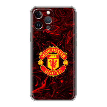 Силиконовый чехол на Iphone 13 Pro Max с принтом Manchester United