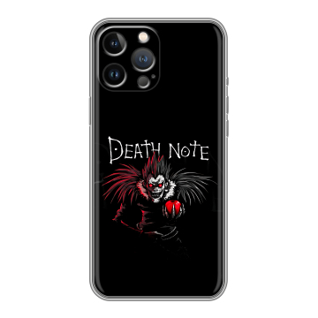 Силиконовый чехол на Iphone 13 Pro Max с принтом Death note Тетрадь смерти Силиконовый чехол на Iphone 13 Pro Max с принтом Death note Тетрадь смерти