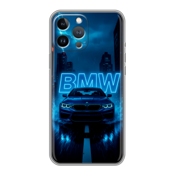 Силиконовый чехол на Iphone 13 Pro Max с принтом BMW БМВ Силиконовый чехол на Iphone 13 Pro Max с принтом BMW БМВ