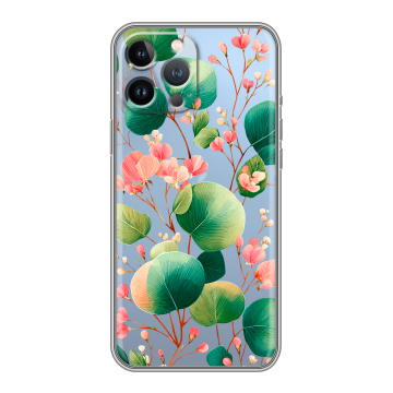 Силиконовый чехол на Iphone 13 Pro Max с принтом женский