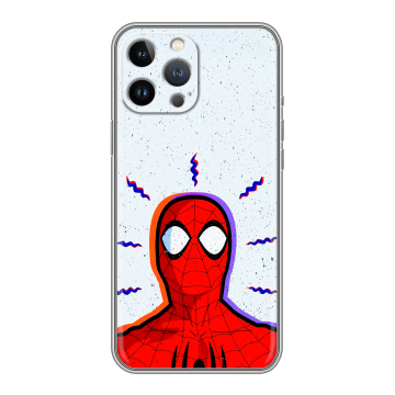 Силиконовый чехол на Iphone 13 Pro Max с принтом Spiderman Человек паук