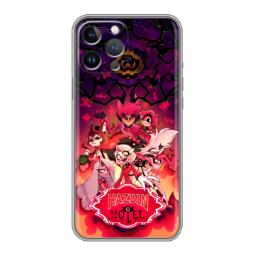 Силиконовый чехол на Iphone 13 Pro Max с принтом Hazbin Hotel Отель Хазбин Силиконовый чехол на Iphone 13 Pro Max с принтом Hazbin Hotel Отель Хазбин