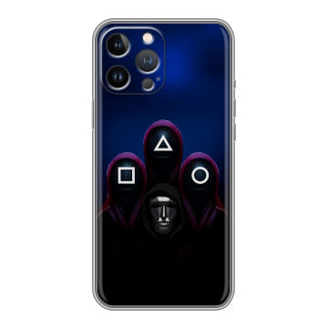 Силиконовый чехол на Iphone 13 Pro Max с принтом Игра Кальмара