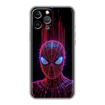 Силиконовый чехол на Iphone 13 Pro Max с принтом Spiderman Человек паук Силиконовый чехол на Iphone 13 Pro Max с принтом Spiderman Человек паук