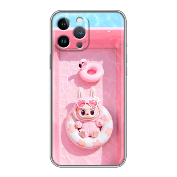 Силиконовый чехол на Iphone 13 Pro Max с принтом Labubu Лабубу Силиконовый чехол на Iphone 13 Pro Max с принтом Labubu Лабубу