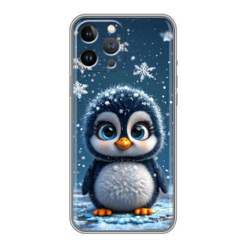 Силиконовый чехол на Iphone 13 Pro Max с принтом Новый год