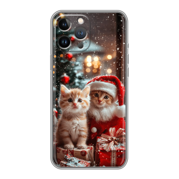 Силиконовый чехол на Iphone 13 Pro Max с принтом Новый год
