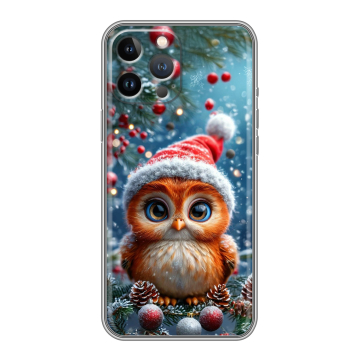 Силиконовый чехол на Iphone 13 Pro Max с принтом Новый год
