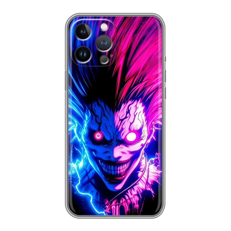 Силиконовый противоударный чехол на Iphone 13 Pro Max с принтом Death note Тетрадь смерти Силиконовый противоударный чехол на Iphone 13 Pro Max с принтом Death note Тетрадь смерти
