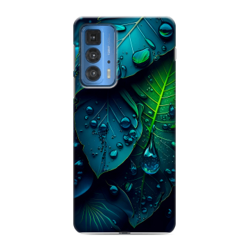 Силиконовый чехол на Motorola Edge 20 Pro с принтом Листья Силиконовый чехол на Motorola Edge 20 Pro с принтом Листья