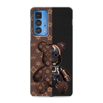 Силиконовый чехол на Motorola Edge 20 Pro с принтом Луи робот