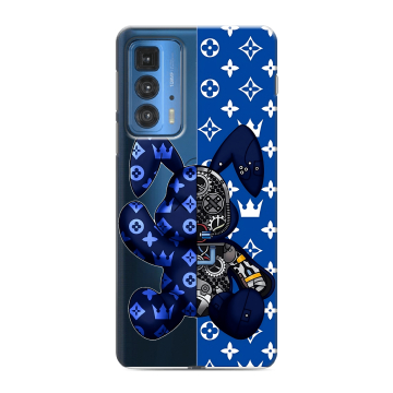Силиконовый чехол на Motorola Edge 20 Pro с принтом Луи робот