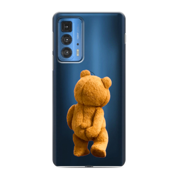 Силиконовый чехол на Motorola Edge 20 Pro с принтом Медведь