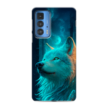 Силиконовый чехол на Motorola Edge 20 Pro с принтом бабочки саккура