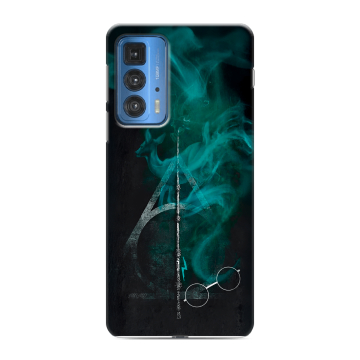 Силиконовый чехол на Motorola Edge 20 Pro с принтом Гарри Поттер Harry Potter