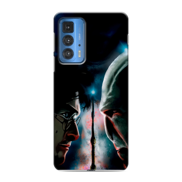 Силиконовый чехол на Motorola Edge 20 Pro с принтом Гарри Поттер Harry Potter