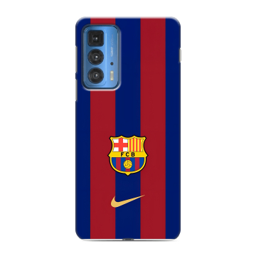 Силиконовый чехол на Motorola Edge 20 Pro с принтом Барселона Barcelona