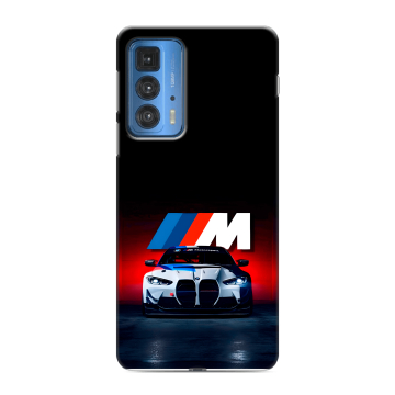 Силиконовый чехол на Motorola Edge 20 Pro с принтом БМВ BMW