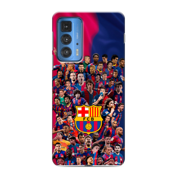 Силиконовый чехол на Motorola Edge 20 Pro с принтом Барселона Barcelona Силиконовый чехол на Motorola Edge 20 Pro с принтом Барселона Barcelona