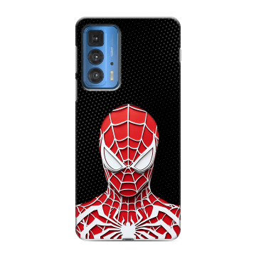 Силиконовый чехол на Motorola Edge 20 Pro с принтом человек паук spiderman