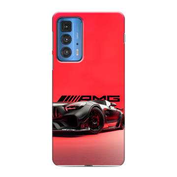 Силиконовый чехол на Motorola Edge 20 Pro с принтом Мерседес Mercedes AMG