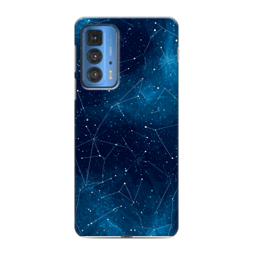 Силиконовый чехол на Motorola Edge 20 Pro с принтом Космос звезды