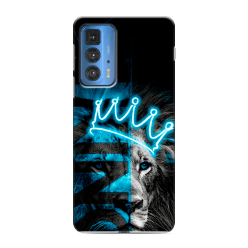 Силиконовый чехол на Motorola Edge 20 Pro с принтом Король лев