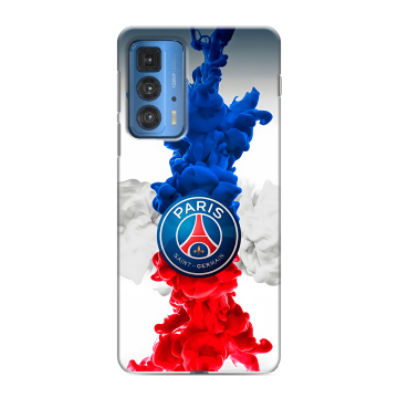 Силиконовый чехол на Motorola Edge 20 Pro с принтом PSG ПСЖ