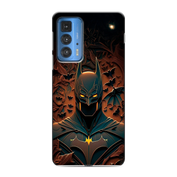 Силиконовый чехол на Motorola Edge 20 Pro с принтом Batman Бэтмен