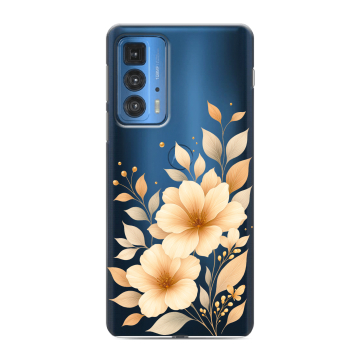 Силиконовый чехол на Motorola Edge 20 Pro с принтом для девушки