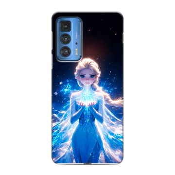Силиконовый чехол на Motorola Edge 20 Pro с принтом Холодное сердце Frozen
