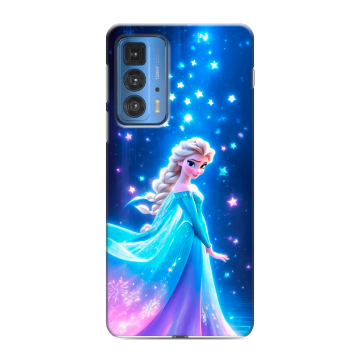 Силиконовый чехол на Motorola Edge 20 Pro с принтом Холодное сердце Frozen