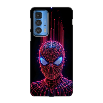 Силиконовый чехол на Motorola Edge 20 Pro с принтом Spiderman Человек паук