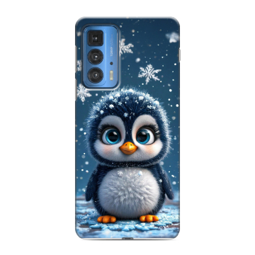 Силиконовый чехол на Motorola Edge 20 Pro с принтом Новый год
