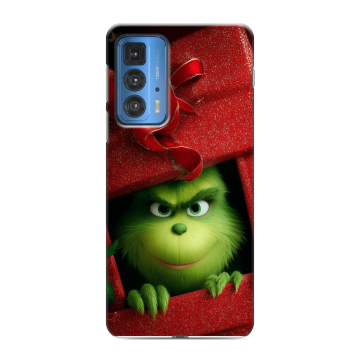 Силиконовый чехол на Motorola Edge 20 Pro с принтом Новый год