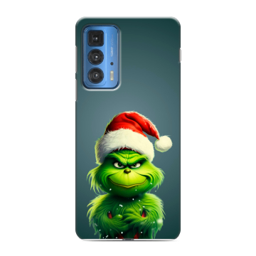 Силиконовый чехол на Motorola Edge 20 Pro с принтом Новый год