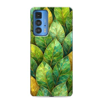 Силиконовый чехол на Motorola Edge 20 Pro с принтом женский