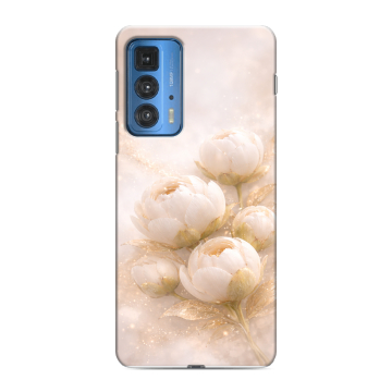 Силиконовый чехол на Motorola Edge 20 Pro с принтом женский