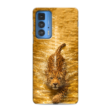 Силиконовый чехол на Motorola Edge 20 Pro с принтом женский