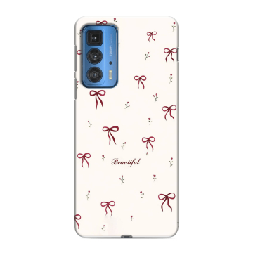 Силиконовый чехол на Motorola Edge 20 Pro с принтом для девочек