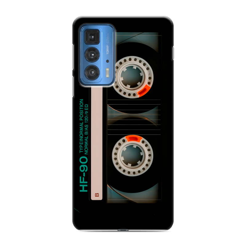 Силиконовый чехол на Motorola Edge 20 Pro с принтом Кассета Силиконовый чехол на Motorola Edge 20 Pro с принтом Кассета