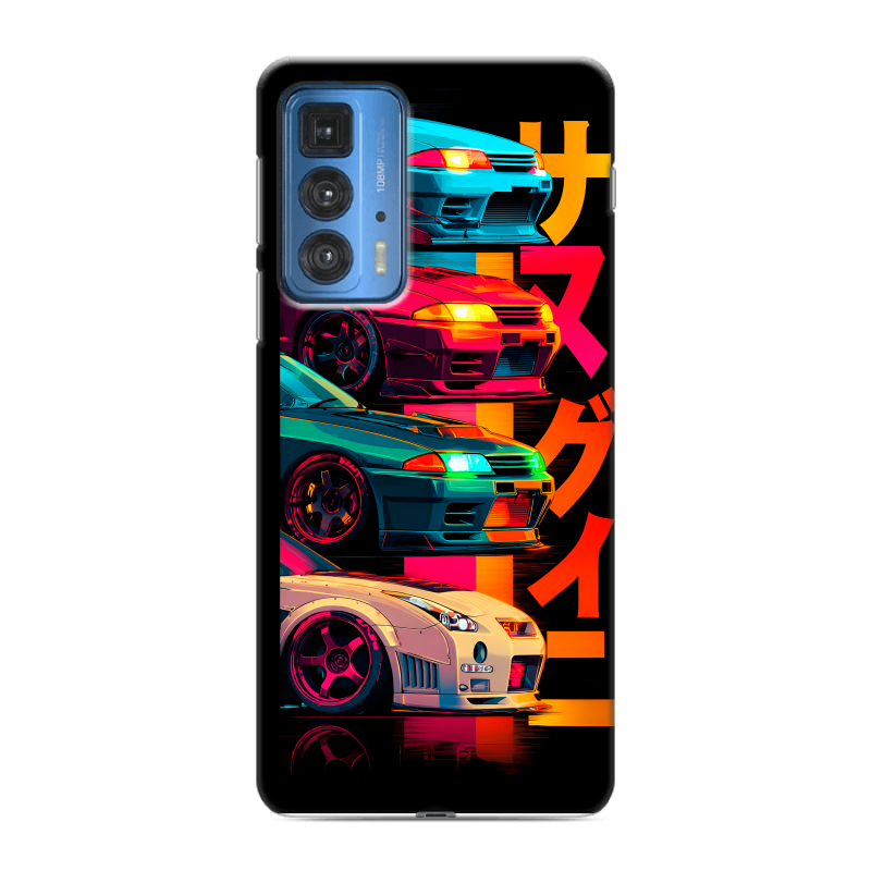 Силиконовый чехол на Motorola Edge 20 Pro с принтом Гоночные машины Силиконовый чехол на Motorola Edge 20 Pro с принтом Гоночные машины