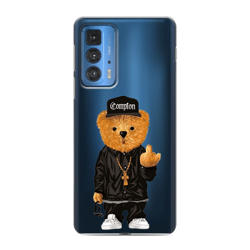 Силиконовый чехол на Motorola Edge 20 Pro с принтом Мишка Силиконовый чехол на Motorola Edge 20 Pro с принтом Мишка