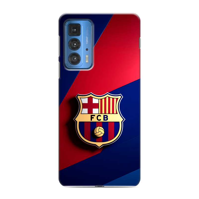 Силиконовый противоударный чехол на Motorola Edge 20 Pro с принтом Барселона Barcelona Силиконовый противоударный чехол на Motorola Edge 20 Pro с принтом Барселона Barcelona