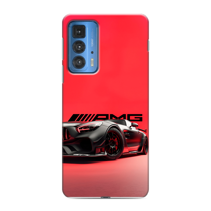 Силиконовый чехол на Motorola Edge 20 Pro с принтом Мерседес Mercedes AMG Силиконовый чехол на Motorola Edge 20 Pro с принтом Мерседес Mercedes AMG