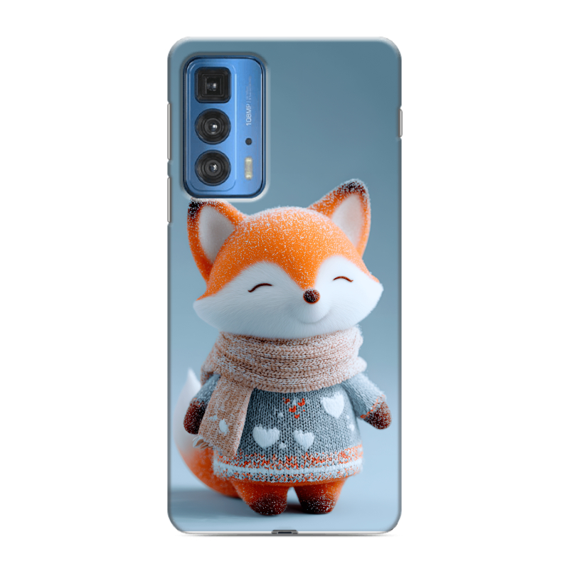 Силиконовый чехол на Motorola Edge 20 Pro с принтом Лиса Силиконовый чехол на Motorola Edge 20 Pro с принтом Лиса